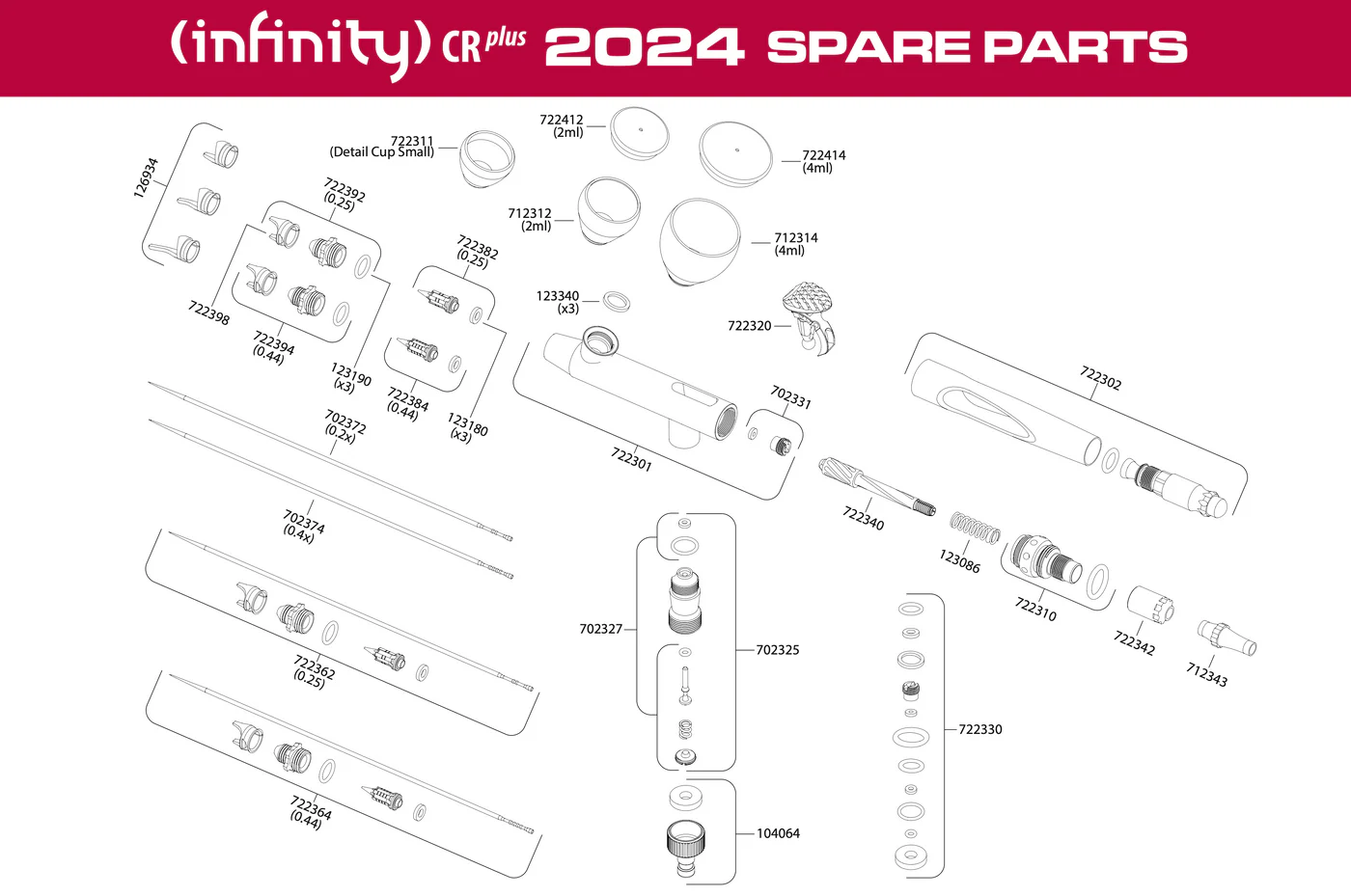 Harder & Steenbeck Infinity CRplus 2024 alkatrészek