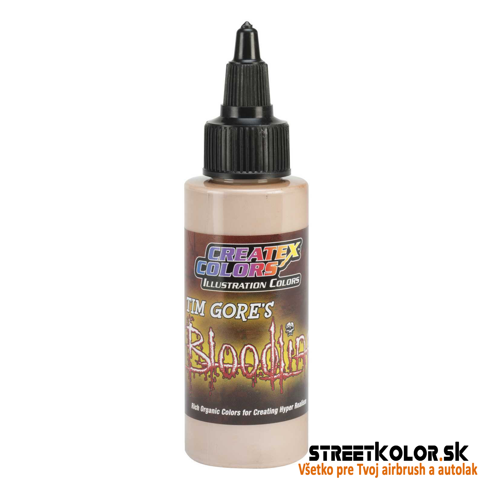 CreateX 5019 Világos espresso illusztrációs airbrush festék 60 ml