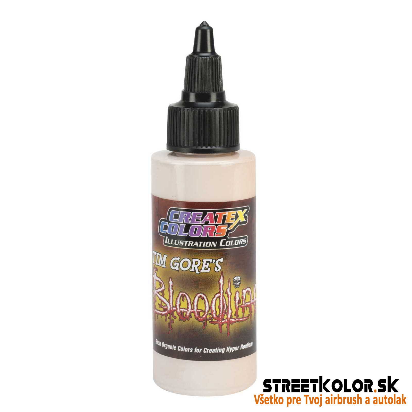 CreateX 5022 Világos rózsaszín illusztrációs airbrush festék 60 ml