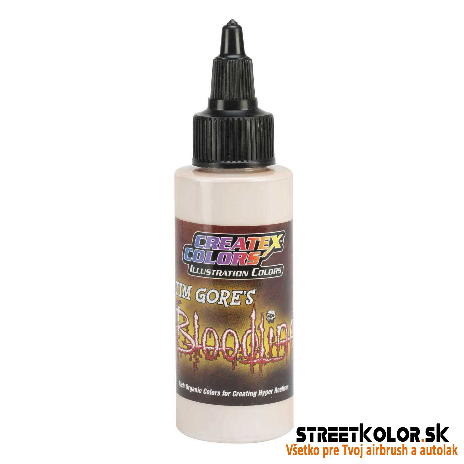 CreateX 5023 Rózsazsín illusztrációs airbrush festék 60 ml