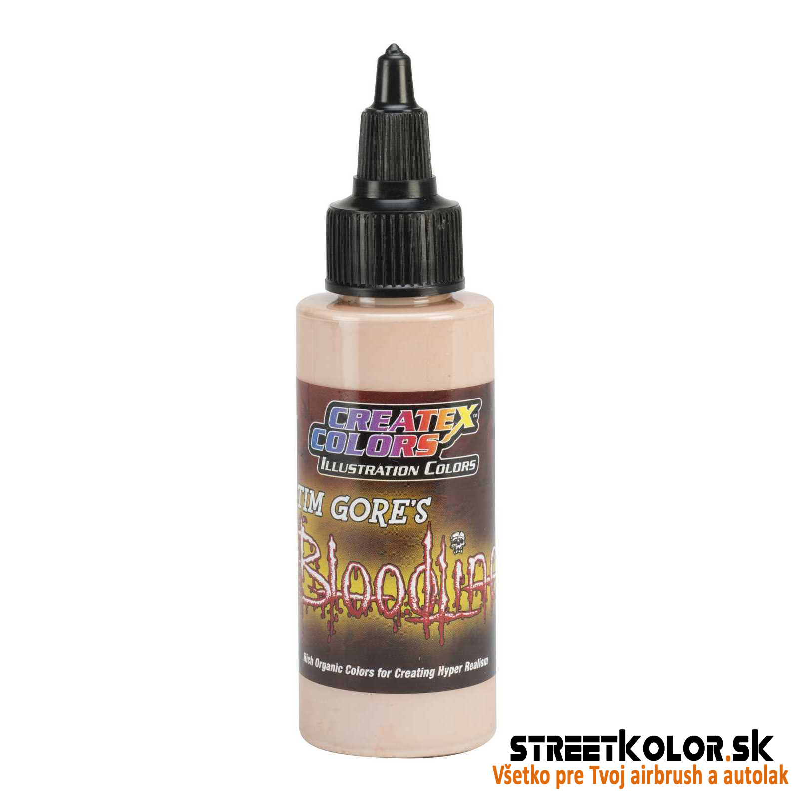 CreateX 5024 Sötétrózsaszín illusztrációs airbrush festék 60 ml