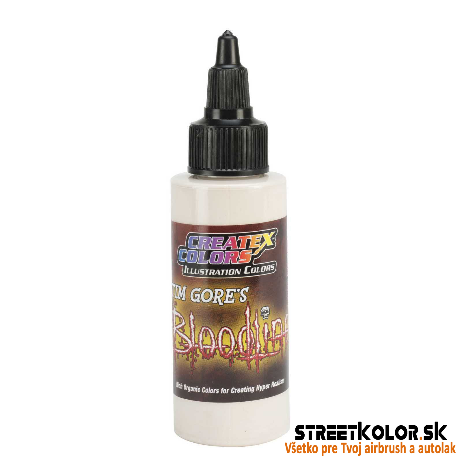 CreateX 5025 Világos bézs illusztrációs airbrush festék 60 ml