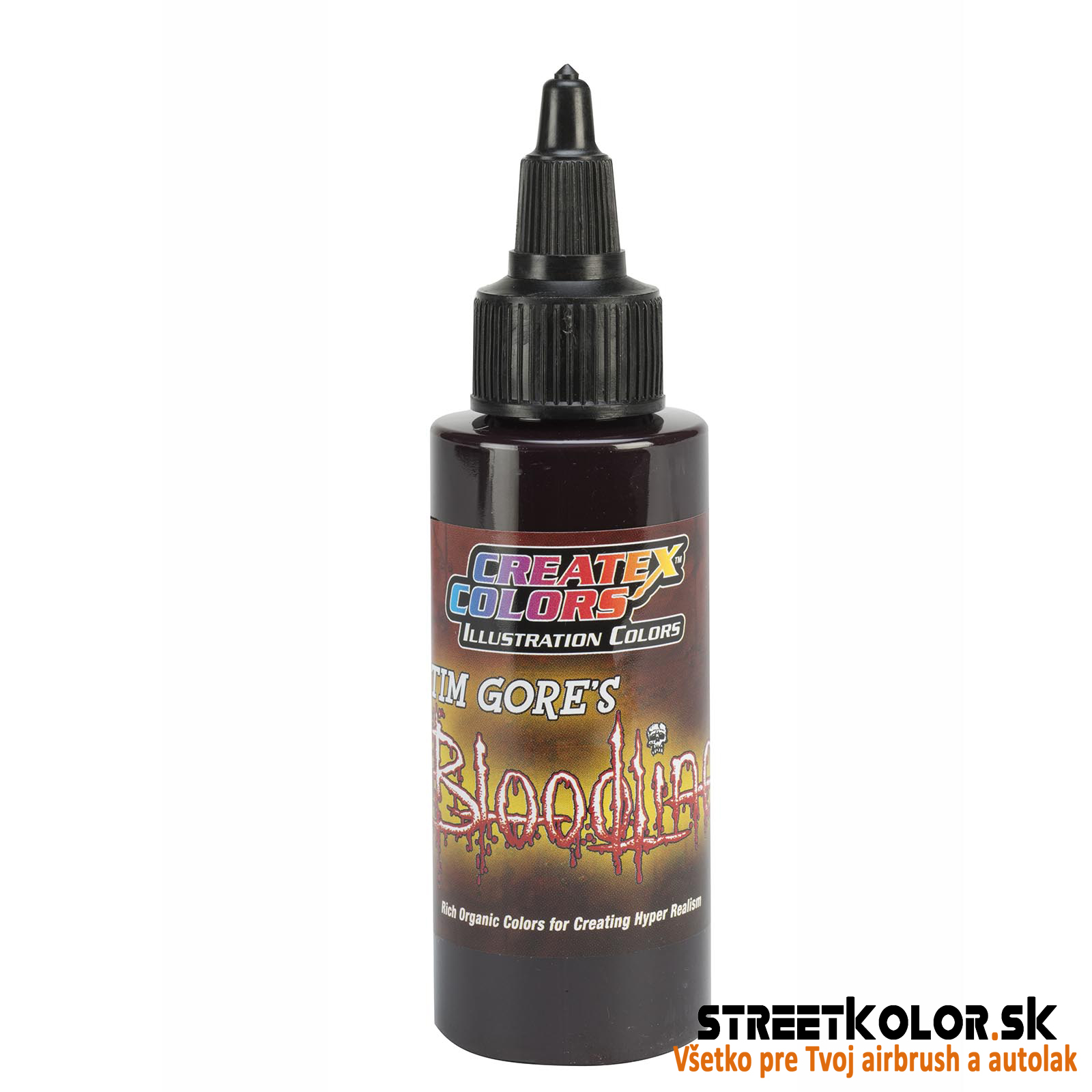 CreateX 5042 Sötétlila illusztrációs airbrush festék 60 ml