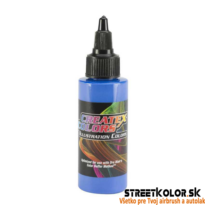 CreateX 5074 Átlátszatlan világoskék illusztrációs airbrush festék 60 ml