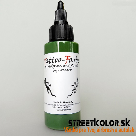 CreateX Zöld tetováló festék 60ml