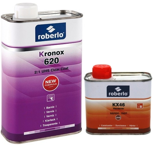 UHS LAKK ROBERLO KRONOX 620 Extra magas fényű 2:1, 5 liter lakk + 3,5 l fixáló