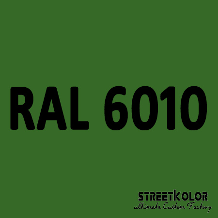 RAL 6010 Akril autófesték fényes vagy matt 1 liter + keményítő + hígító