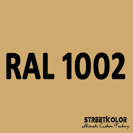RAL 1002 Akril autófesték fényes vagy matt 1 liter + fixáló + hígító