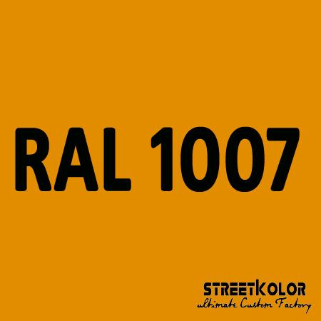 RAL 1007 Akril autófesték fényes vagy matt 1 liter + fixáló + hígító