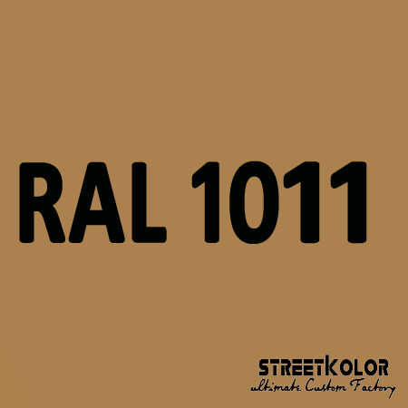RAL 1011 Akril autófesték fényes vagy matt 1 liter + fixáló + hígító
