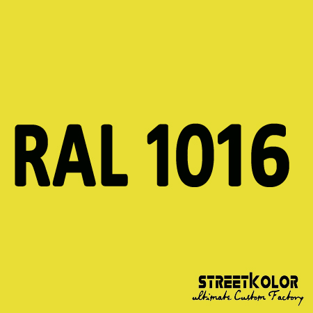 RAL 1016 Akril autófesték fényes vagy matt 1 liter + fixáló + hígító
