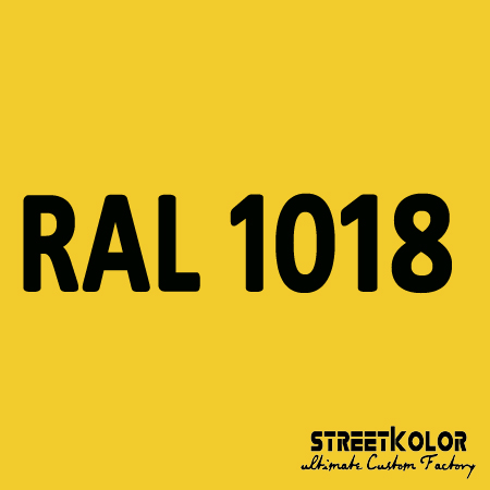 RAL 1018 Akril autófesték fényes vagy matt 1 liter + fixáló + hígító