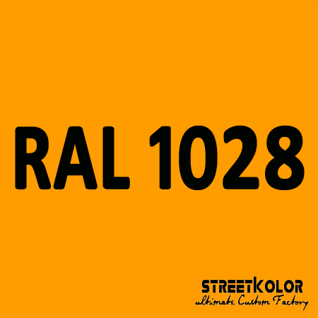 RAL 1028 Akril autófesték fényes vagy matt 1 liter + fixáló + hígító