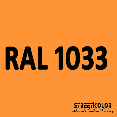 RAL 1033 Akril autófesték fényes vagy matt 1 liter + fixáló + hígító
