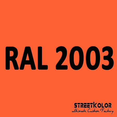 RAL 2003 Akril autófesték fényes vagy matt 1 liter + fixáló + hígító