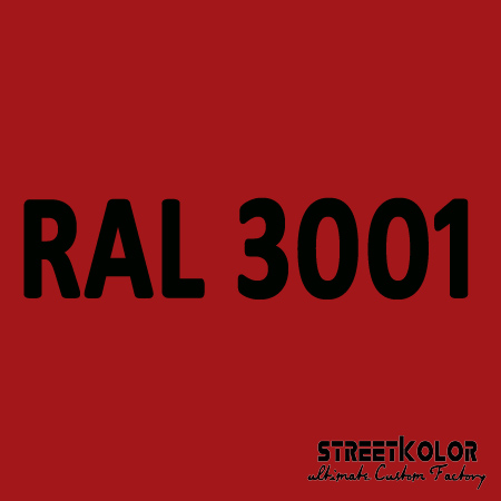 RAL 3001 Akril autófesték fényes vagy matt 1 liter + fixáló + hígító