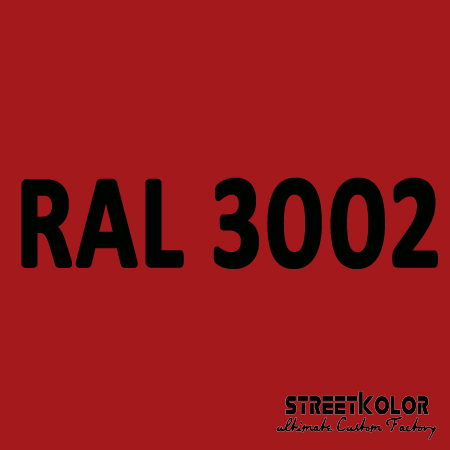 RAL 3002 Akril autófesték fényes vagy matt 1 liter + fixáló + hígító