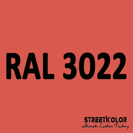 RAL 3022 Akril autófesték fényes vagy matt 1 liter + fixáló + hígító