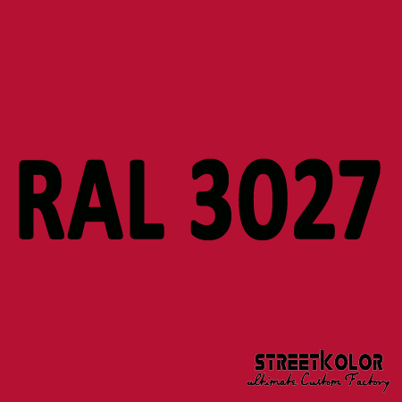 RAL 3027 Akril autófesték fényes vagy matt 1 liter + fixáló + hígító