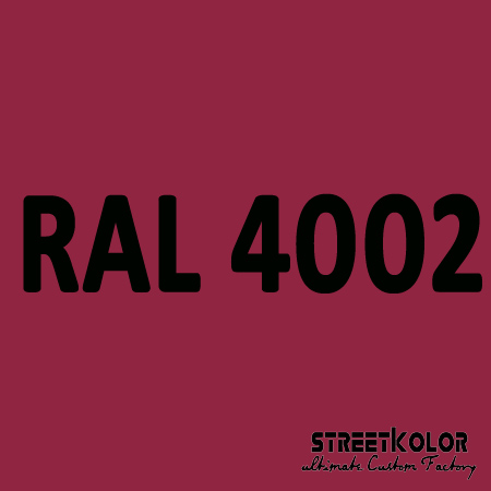 RAL 4002 Akril autófesték fényes vagy matt 1 liter + fixáló + hígító