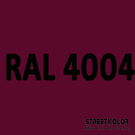 RAL 4004 Akril autófesték fényes vagy matt 1 liter + fixáló + hígító