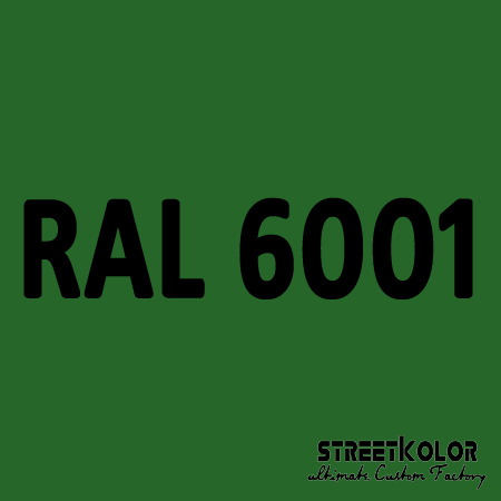 RAL 6001 Akril autófesték fényes vagy matt 1 liter + fixáló + hígító