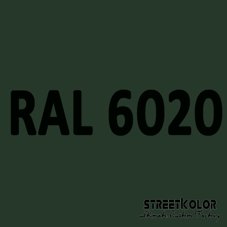 RAL 6020 Akril autófesték fényes vagy matt 1 liter + fixáló + hígító