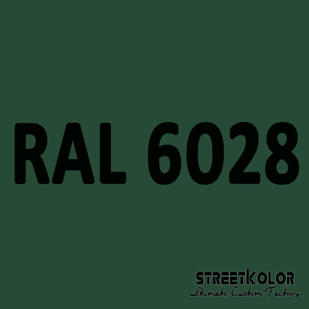 RAL 6028 Akril autófesték fényes vagy matt 1 liter + fixáló + hígító
