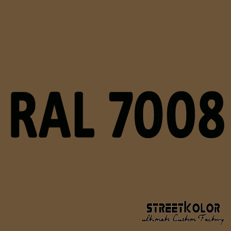 RAL 7008 Akril autófesték fényes vagy matt 1 liter + fixáló + hígító