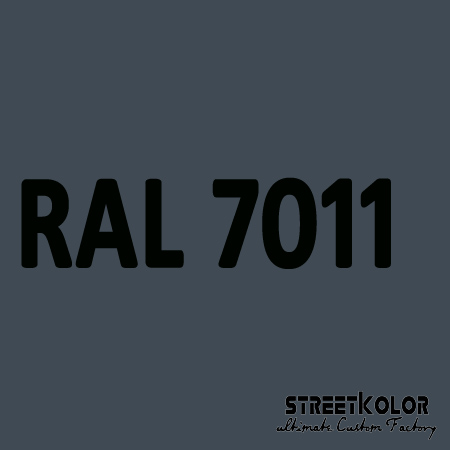 RAL 7011 Akril autófesték fényes vagy matt 1 liter + fixáló + hígító