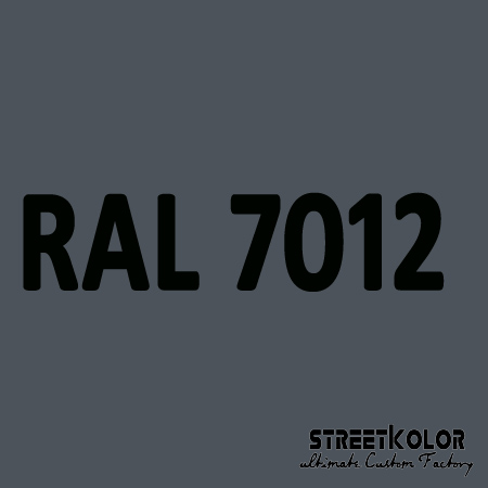 RAL 7012 Akril autófesték fényes vagy matt 1 liter + fixáló + hígító