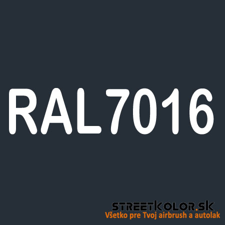 RAL 7016 Akril autófesték fényes vagy matt 1 liter + fixáló + hígító