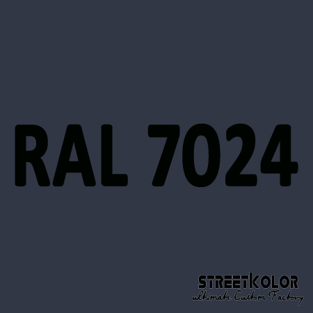 RAL 7024 Akril autófesték fényes vagy matt 1 liter + fixáló + hígító