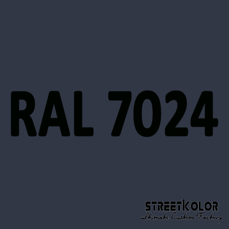 RAL 7024 Akril autófesték fényes vagy matt 1 liter + fixáló + hígító