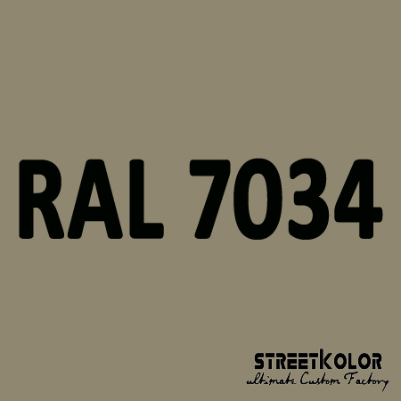 RAL 7034 Akril autófesték fényes vagy matt 1 liter + fixáló + hígító