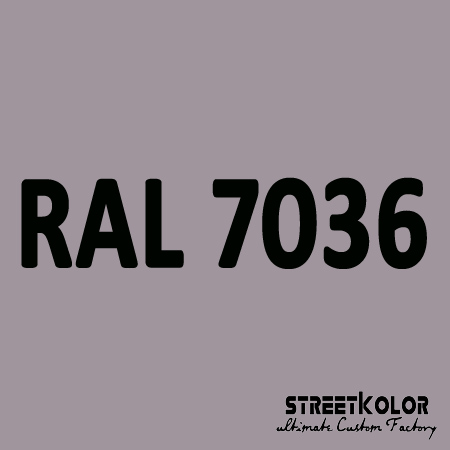 RAL 7036 Akril autófesték fényes vagy matt 1 liter + fixáló + hígító