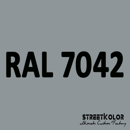 RAL 7042 Akril autófesték fényes vagy matt 1 liter + fixáló + hígító