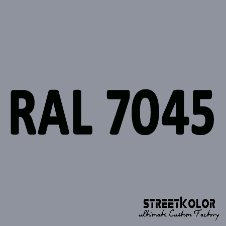 RAL 7045 Akril autófesték fényes vagy matt 1 liter + fixáló + hígító