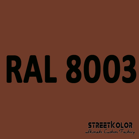 RAL 8003 Akril autófesték fényes vagy matt 1 liter + fixáló + hígító