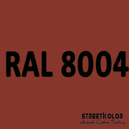 RAL 8004 Akril autófesték fényes vagy matt 1 liter + fixáló + hígító