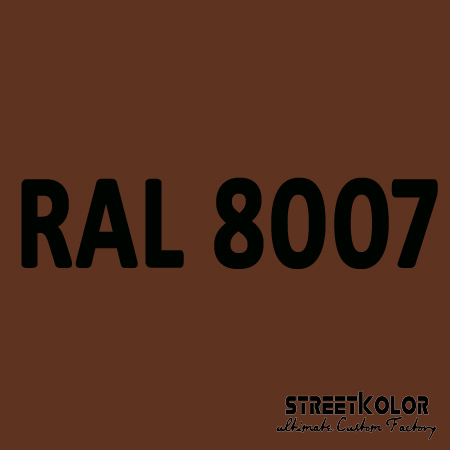 RAL 8007 Akril autófesték fényes vagy matt 1 liter + fixáló + hígító