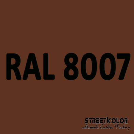 RAL 8007 Akril autófesték fényes vagy matt 1 liter + fixáló + hígító
