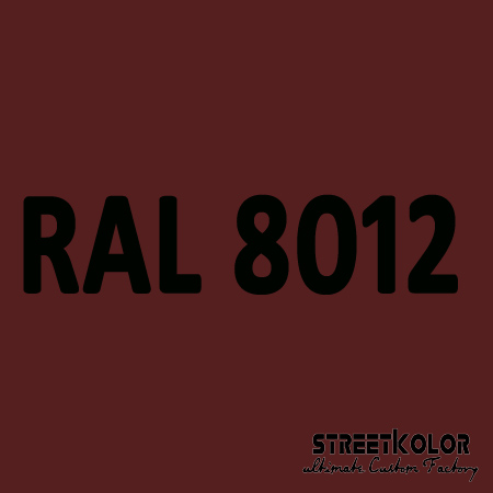 RAL 8012 Akril autófesték fényes vagy matt 1 liter + fixáló + hígító