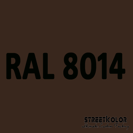 RAL 8014 Akril autófesték fényes vagy matt 1 liter + fixáló + hígító