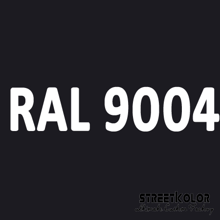 RAL 9004 Akril autófesték fényes vagy matt 1 liter + fixáló + hígító