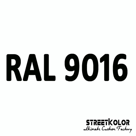 RAL 9016 Akril autófesték fényes vagy matt 1 liter + fixáló + hígító