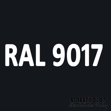 RAL 9017 Akril autófesték fényes vagy matt 1 liter + fixáló + hígító