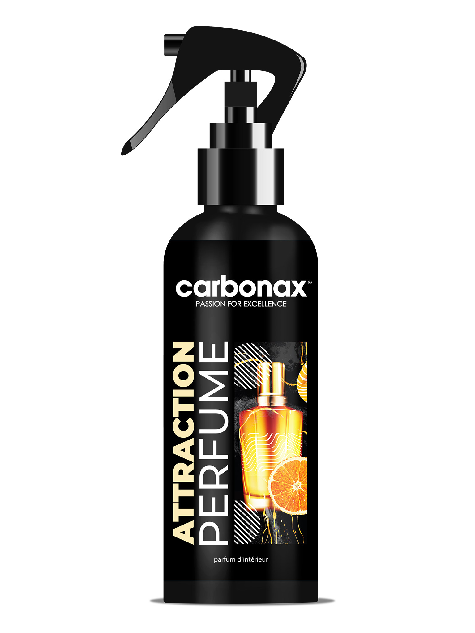 !!! AKCIÓ !!! CARBONAX® Erősen koncentrált autóparfüm ATTRACTION illattal, 150ml