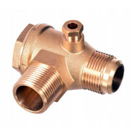 Kompresszor visszacsapó szelep 1/2" x 1/2" nyomástartályos kompresszorokhoz