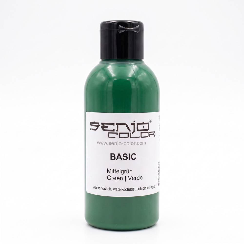 Senjo Color világoszöld testfesték bodypaintinghez és tetováláshoz, 75ml